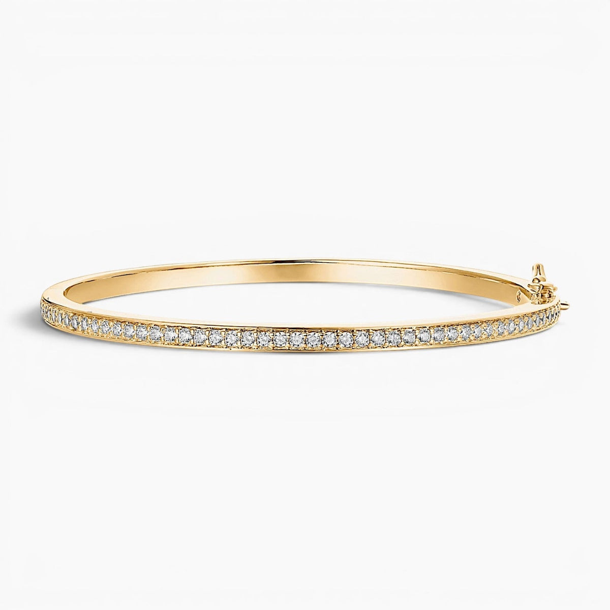 Bracelet jonc élégant serti de pierres