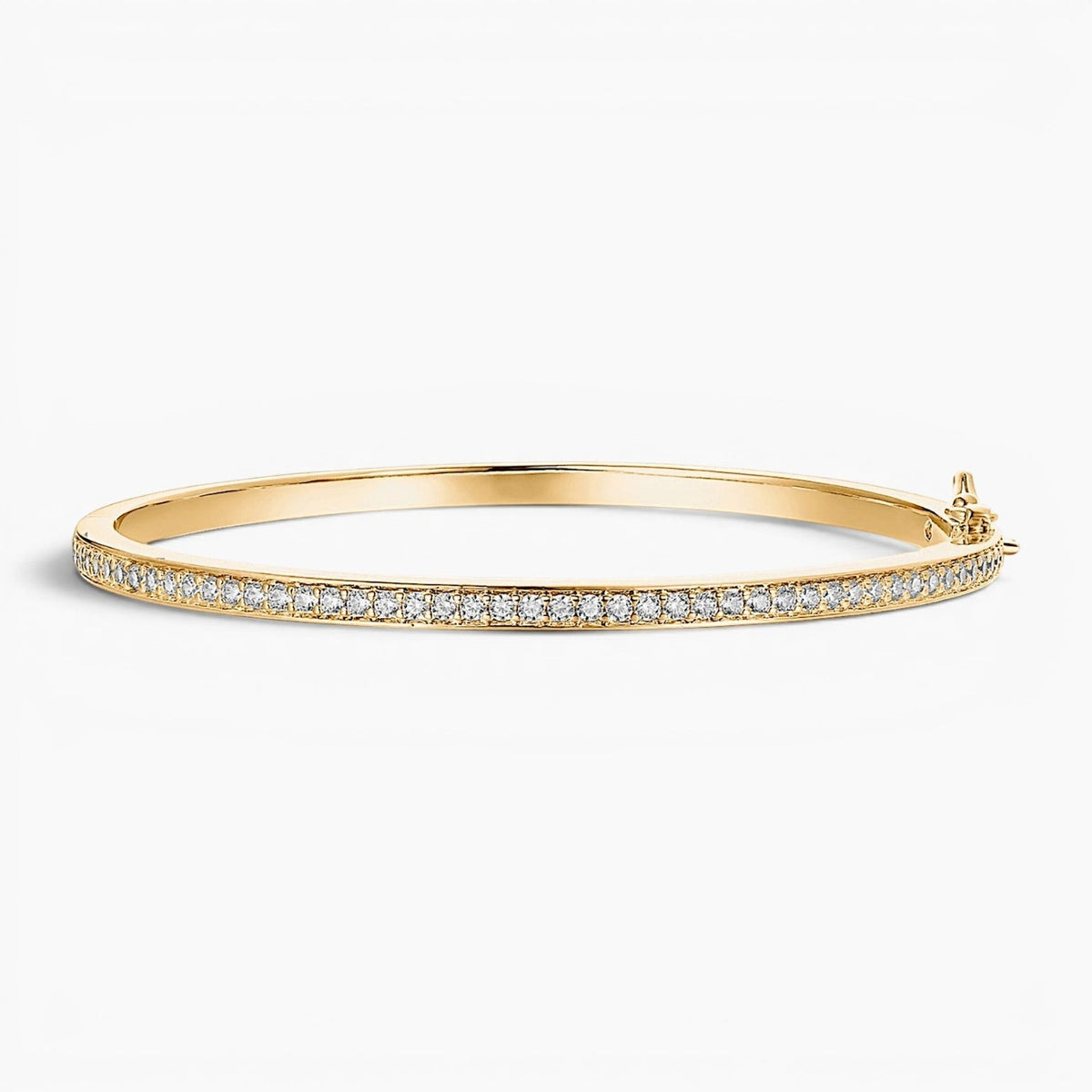 🎁 Pulsera rígida elegante con piedras (100% de descuento)