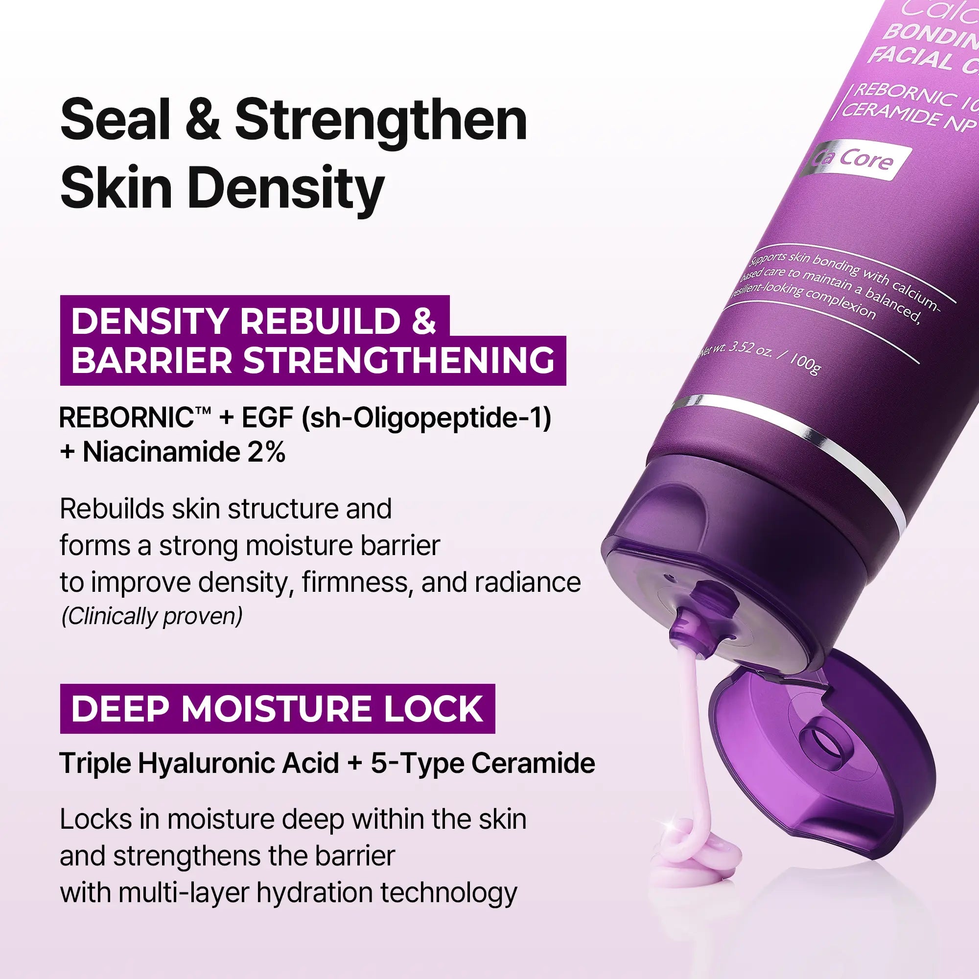 Calcium Bonding Serum & Cream Density Duo for Firmness, Elasticity & Collagen Support