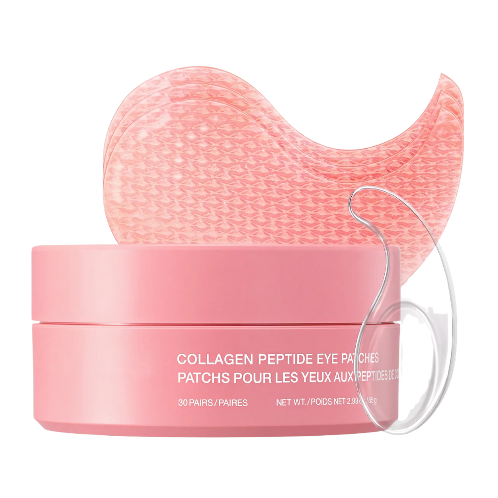 Collagen Peptide Eye Patches with Caffeine for Under Eye Bags and Puffiness