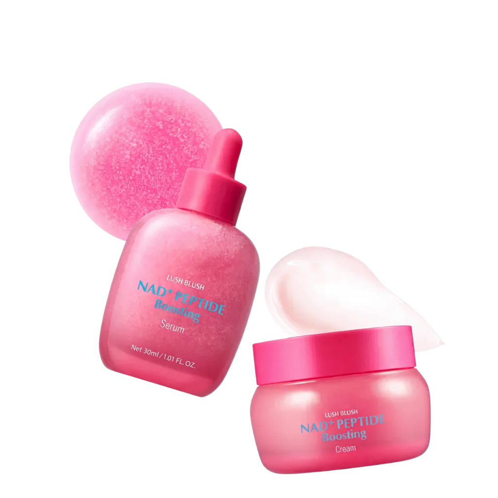 NAD+ Longevity Ritual: Peptide Boosting Serum & Cream Duo with Ceramides