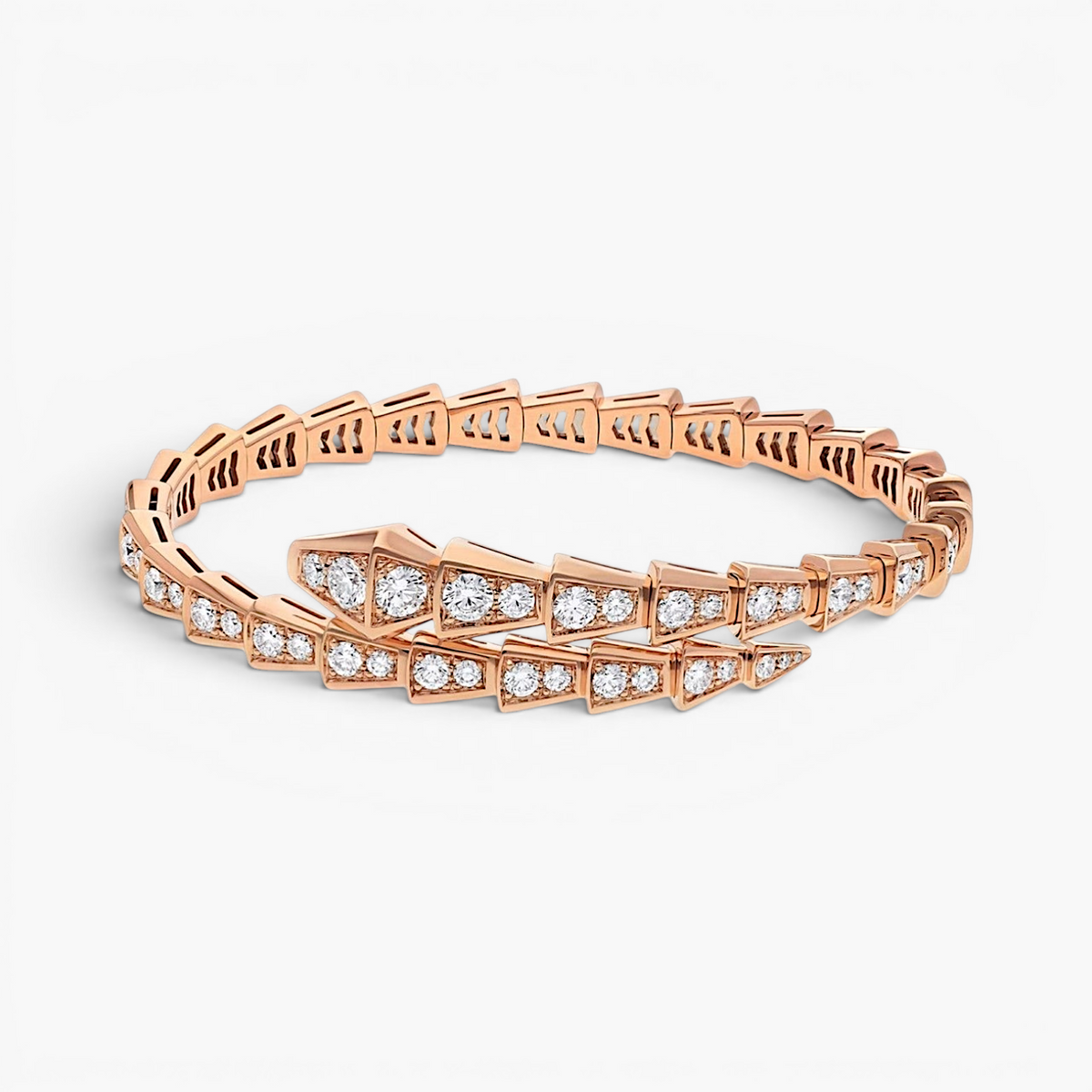 Pulsera de serpiente pavé Aurelia