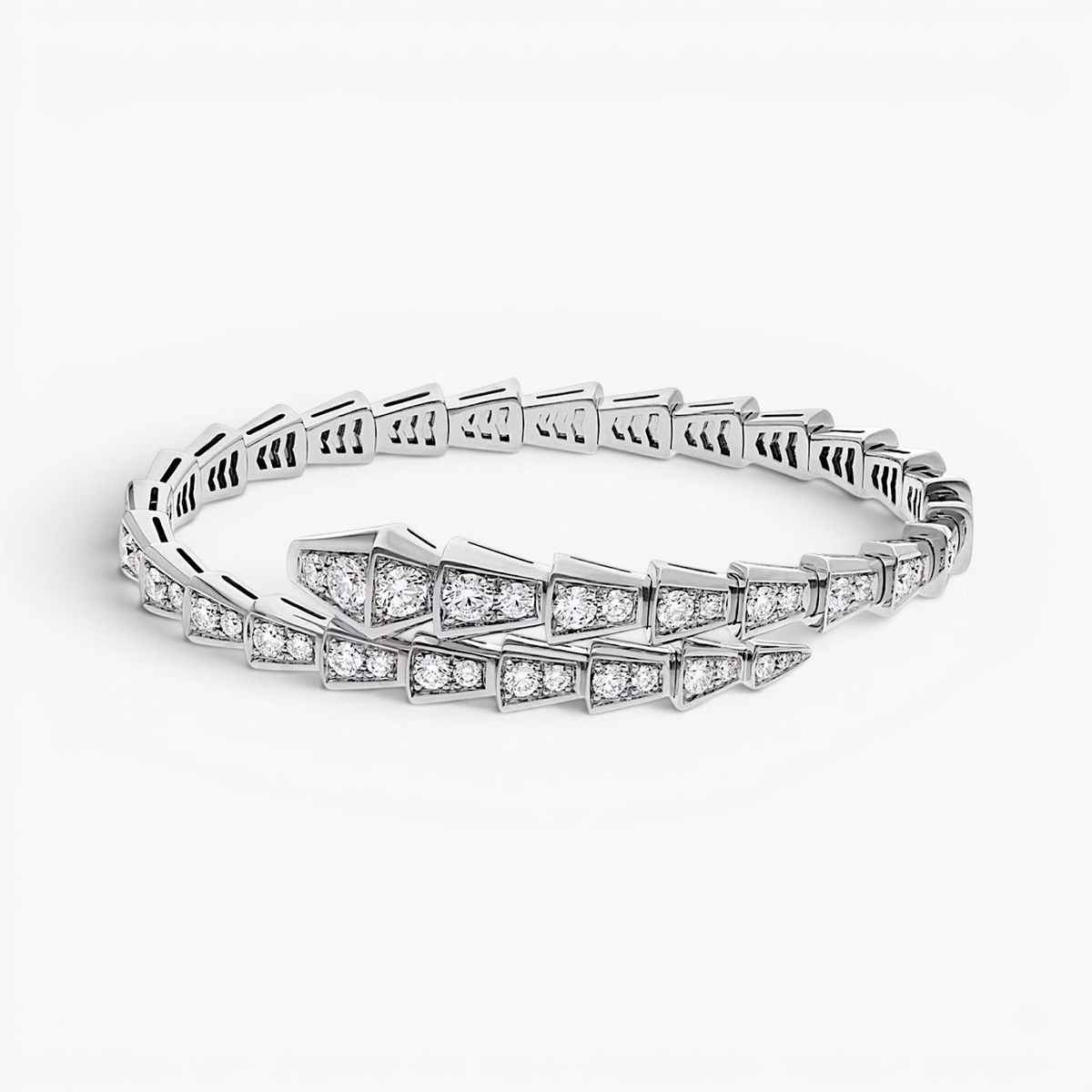 Pulsera de serpiente pavé Aurelia