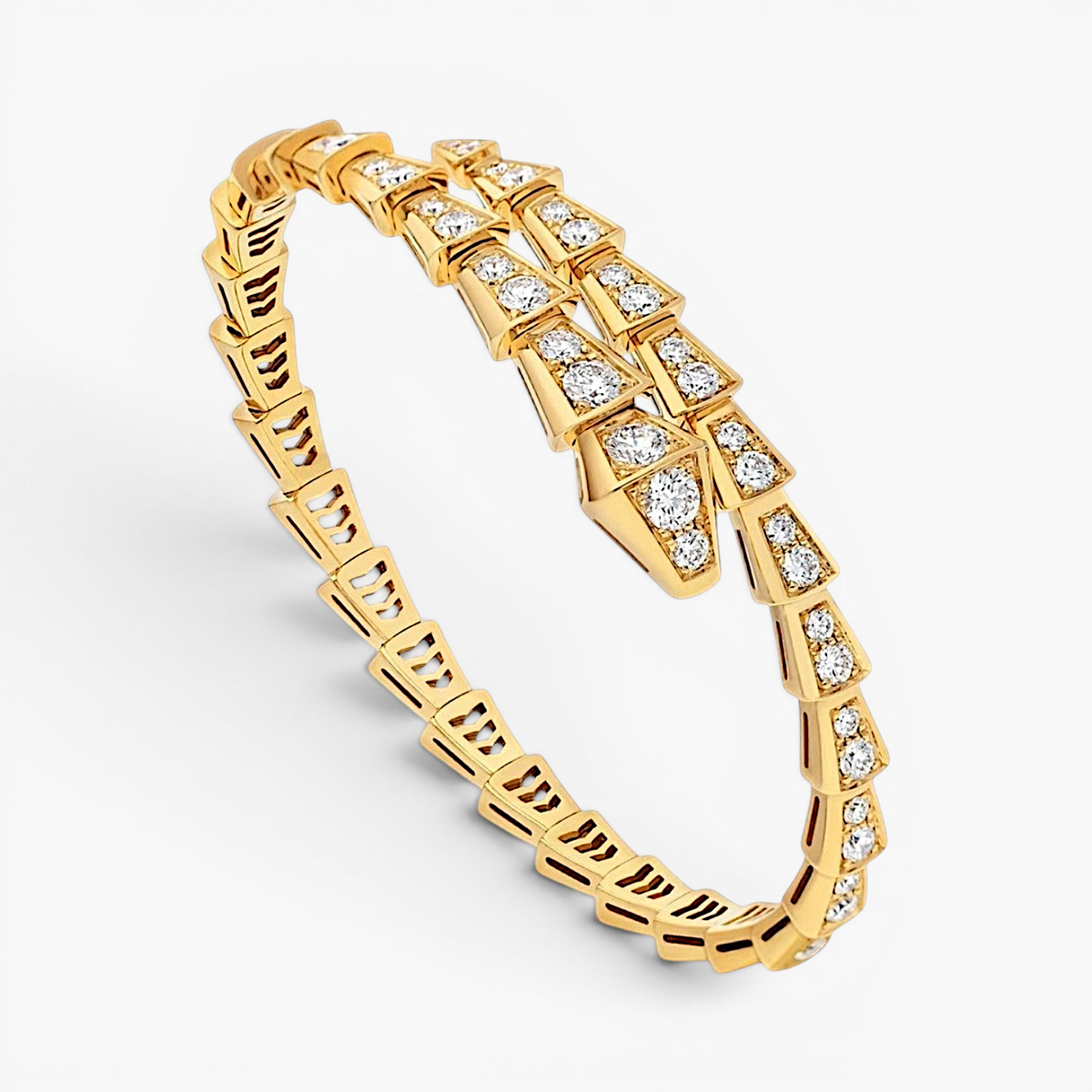 Pulsera de serpiente pavé Aurelia