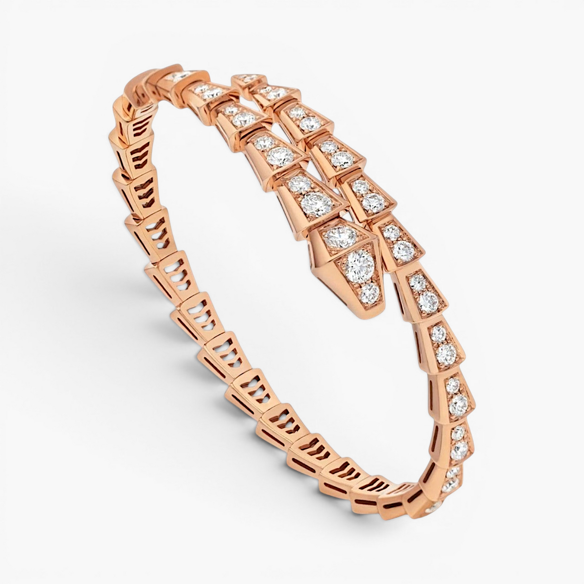 Pulsera de serpiente pavé Aurelia
