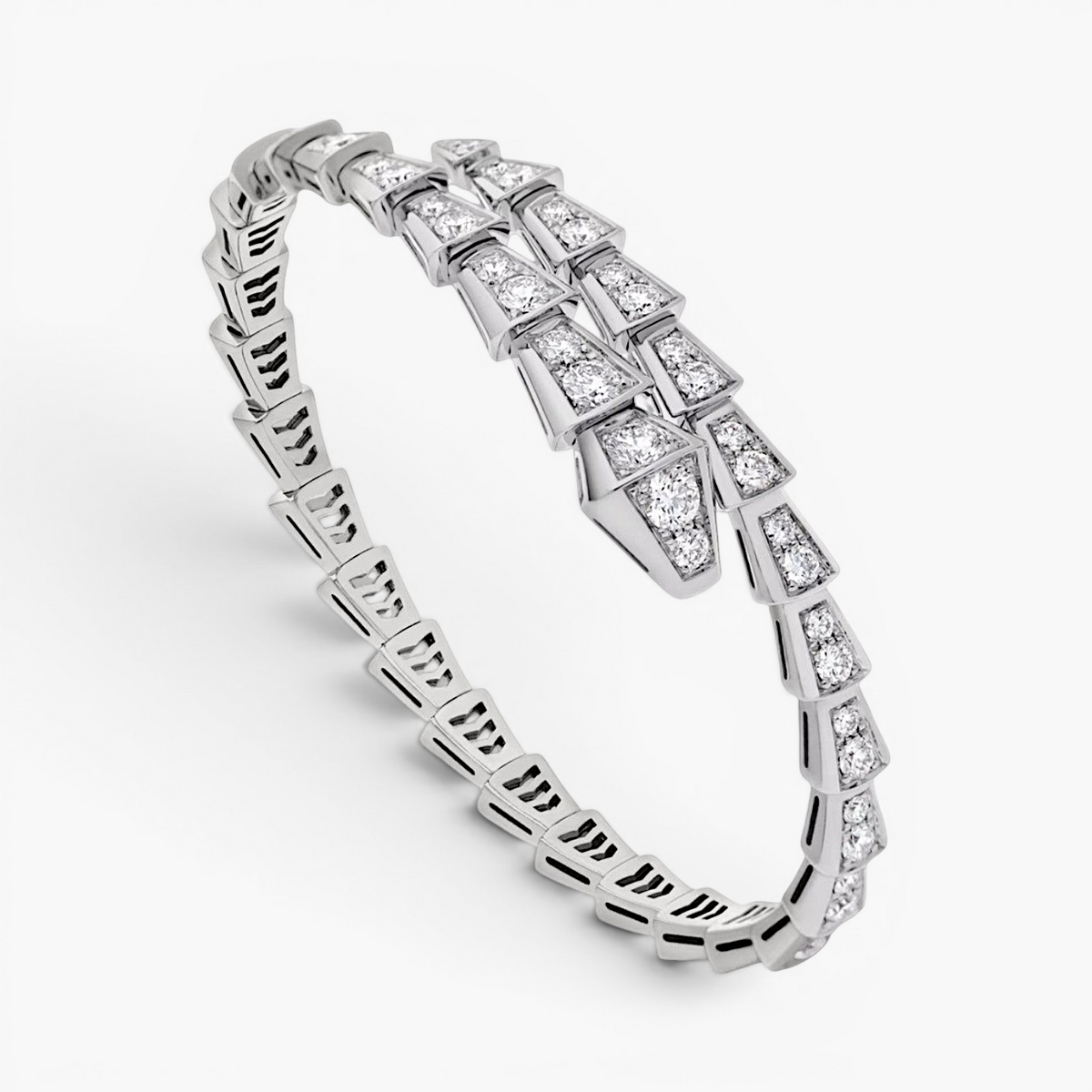 Pulsera de serpiente pavé Aurelia