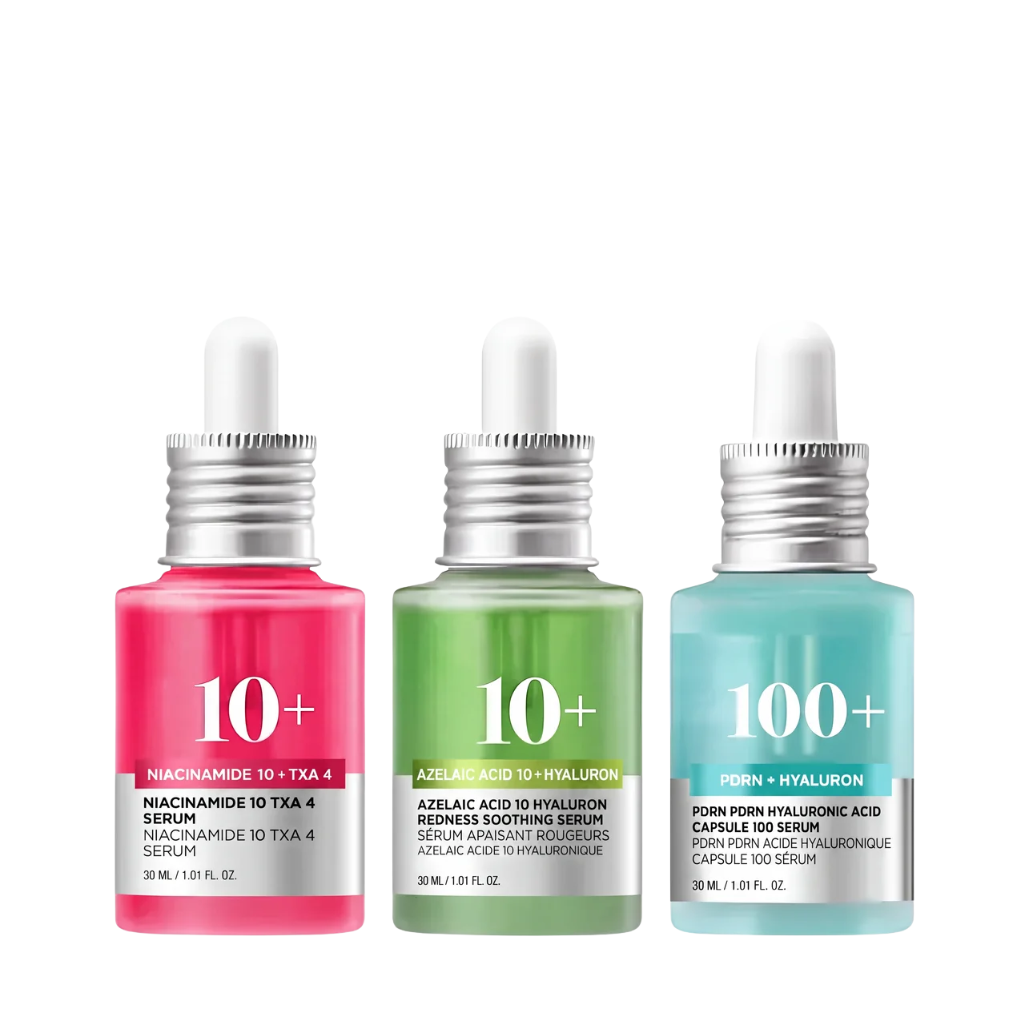 Mix & Match Serum Set for Hydration, Brightening & Anti-Aging