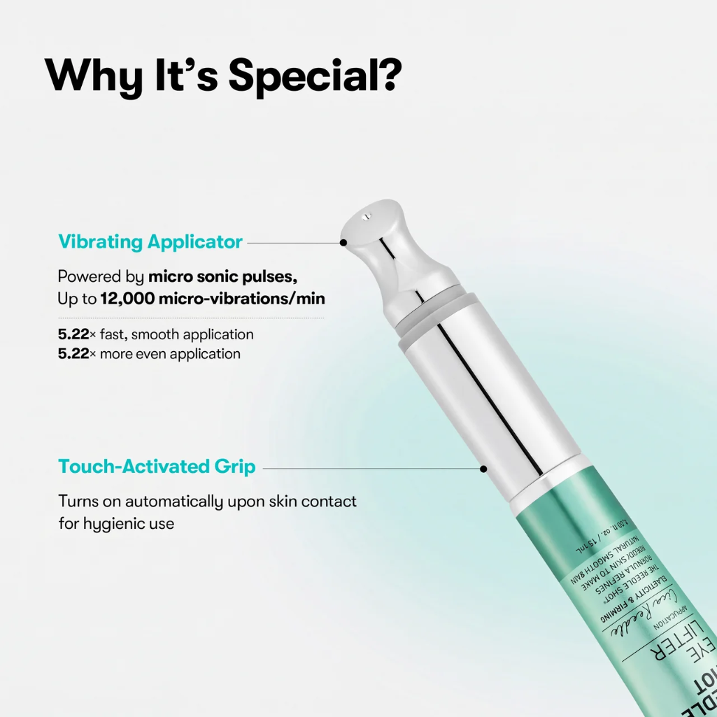 PDRN Reedle Shot Firming Eye Cream with Collagen for Dark Circles and Puffiness