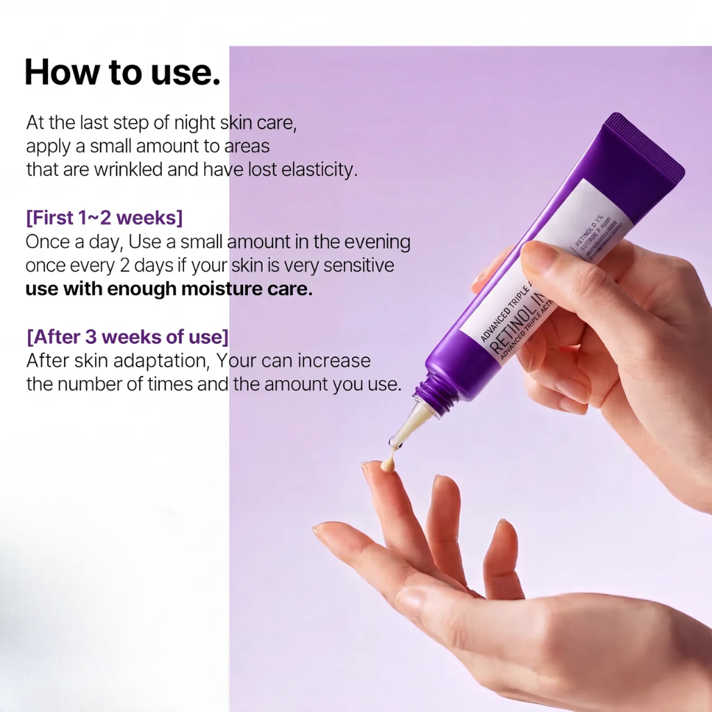 Retinol Intense Triple Action Retinol Eye Cream with Collagen and Peptides