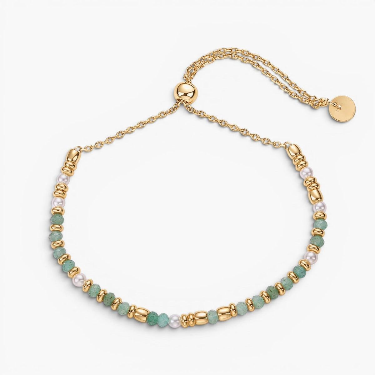 Bracelet serein en amazonite et perles