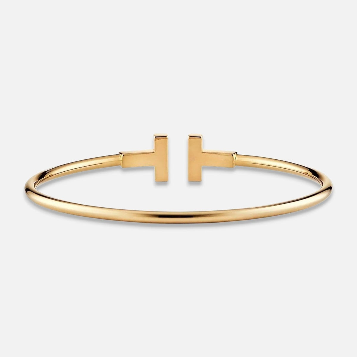 Brazalete tipo cuff T Celeste