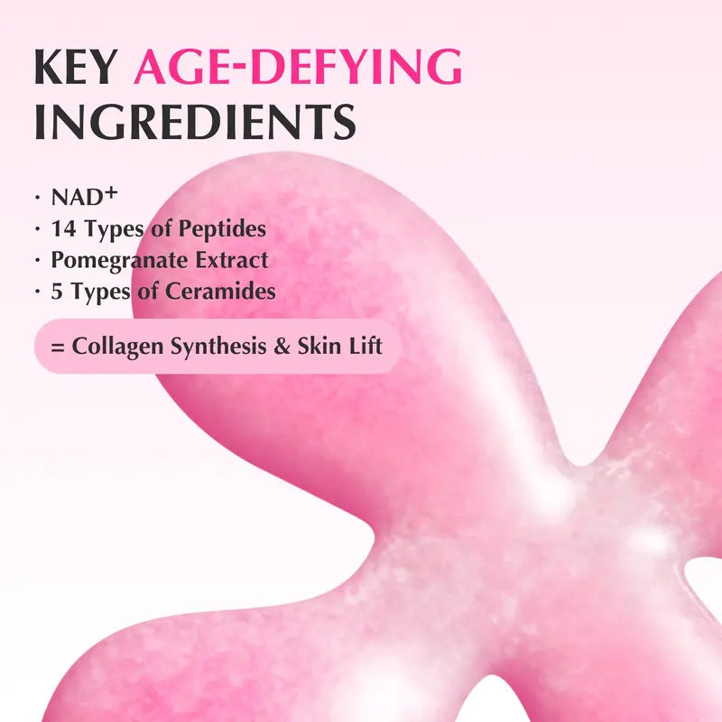 NAD+ Longevity Ritual: Peptide Boosting Serum & Cream Duo with Ceramides