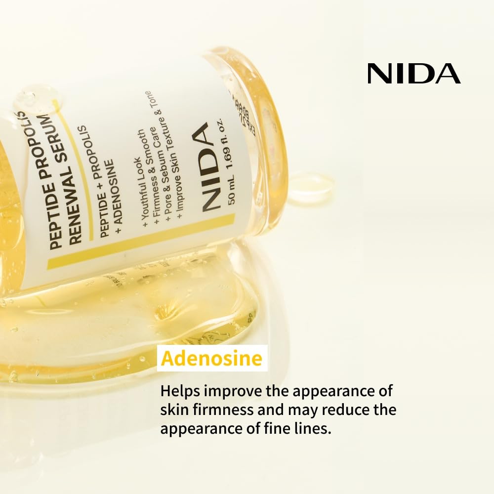 NIDA Peptide Propolis Renewal Serum for Fine Lines, Firming & Pores