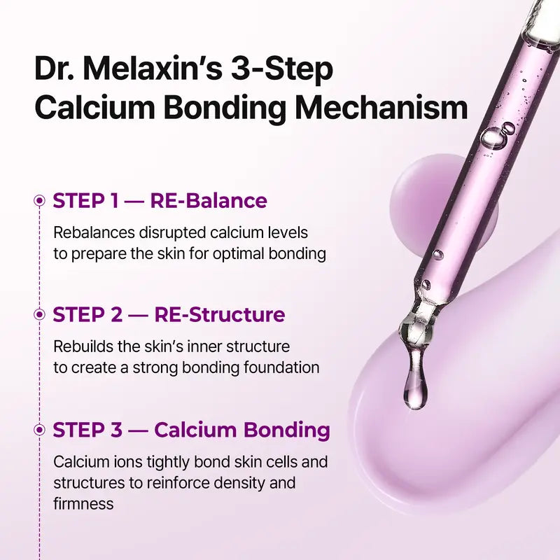 Calcium Bonding Serum & Cream Duo with Collagen for Firming & Skin Elasticity