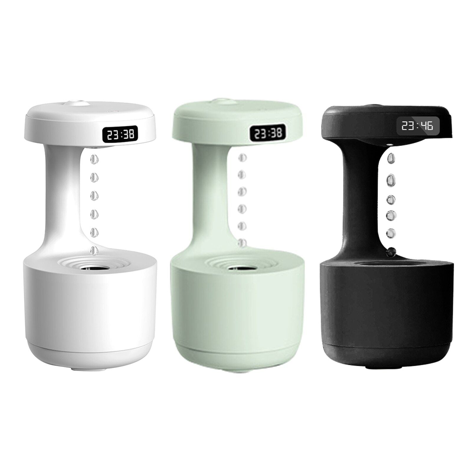 Anti Gravity Humidifier, Water Drop Mist Effect, Ultrasonic, Auto Shut-Off