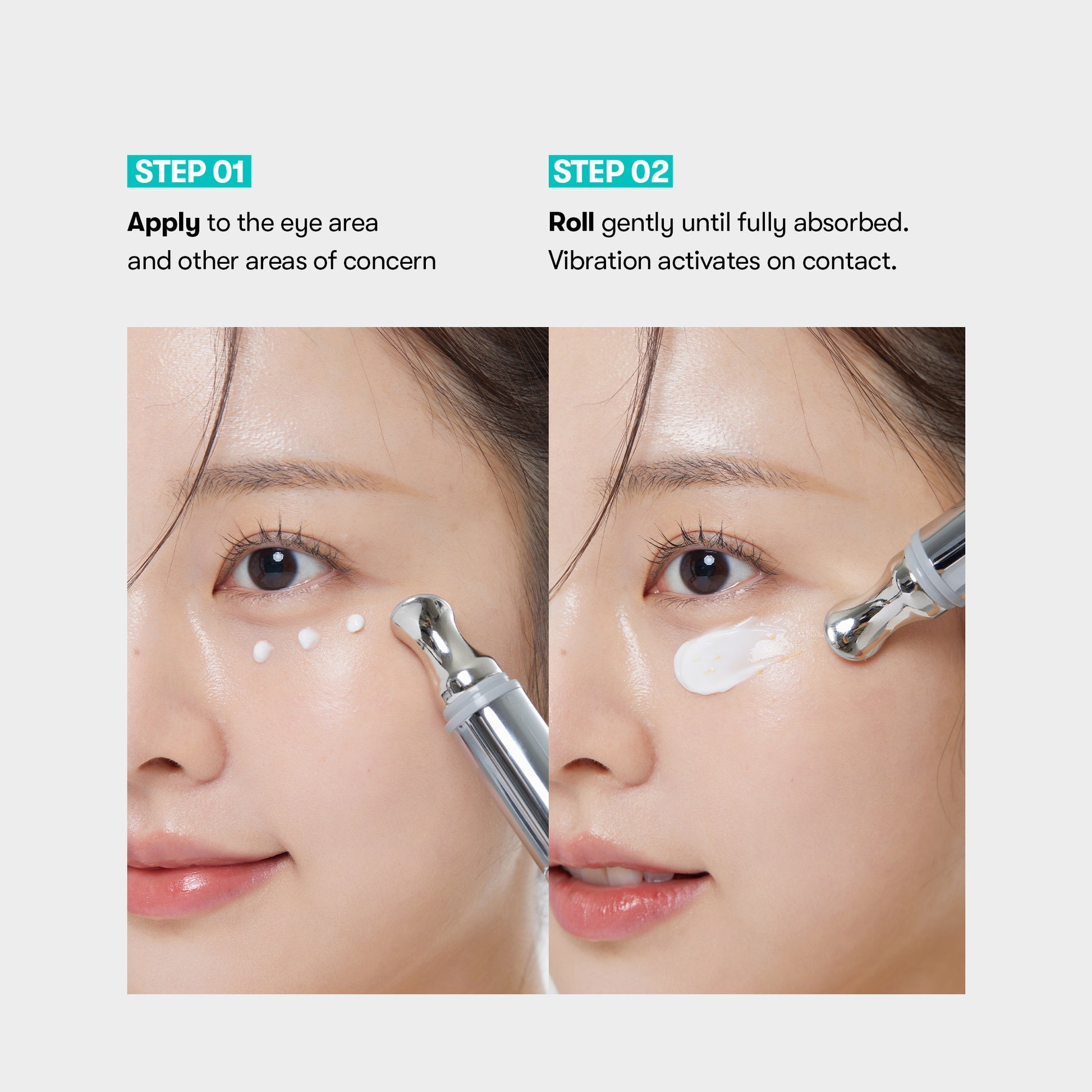 PDRN Reedle Shot Firming Eye Cream with Collagen for Dark Circles and Puffiness