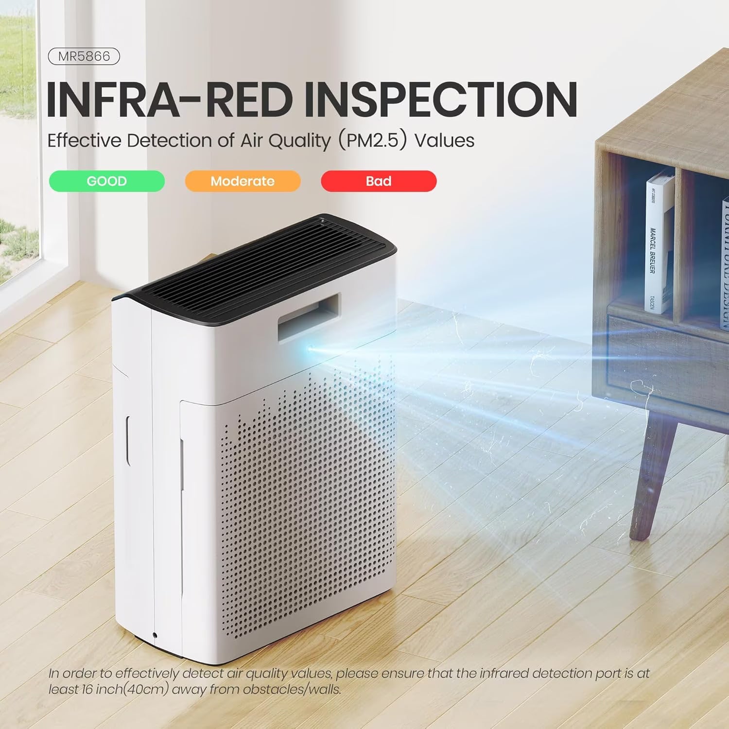 Smart Air Purifier for Home Large Room 1290 sq ft, WiFi, Timer, PM2.5