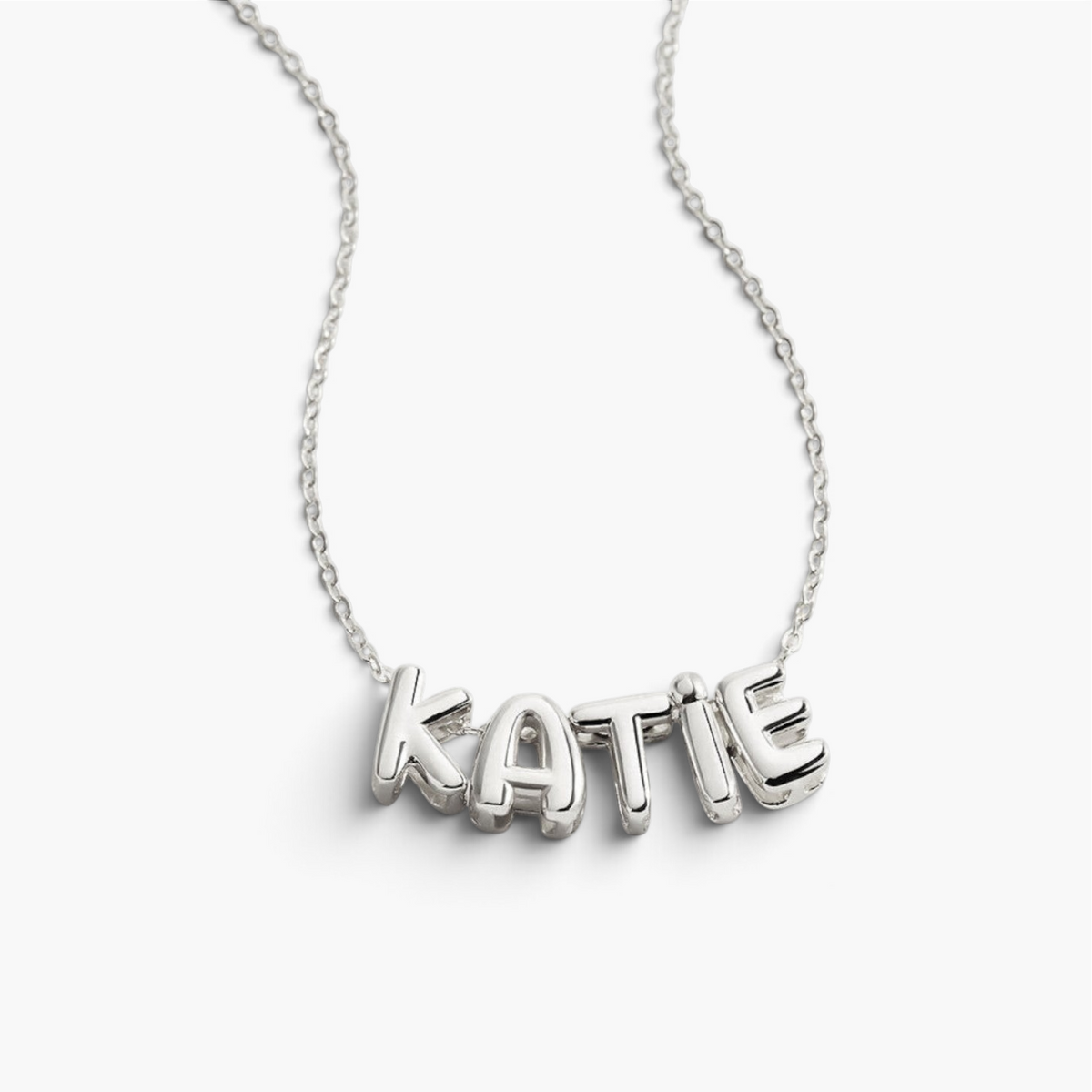 Collier personnalisé à prénom en lettres bulles