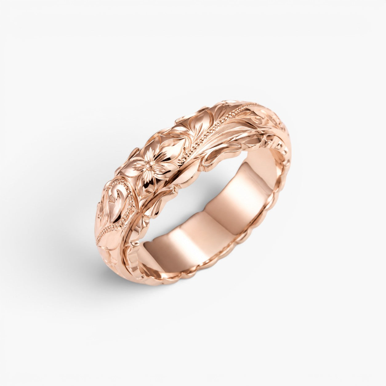 Vintage Hawaiian Flower Band Ring