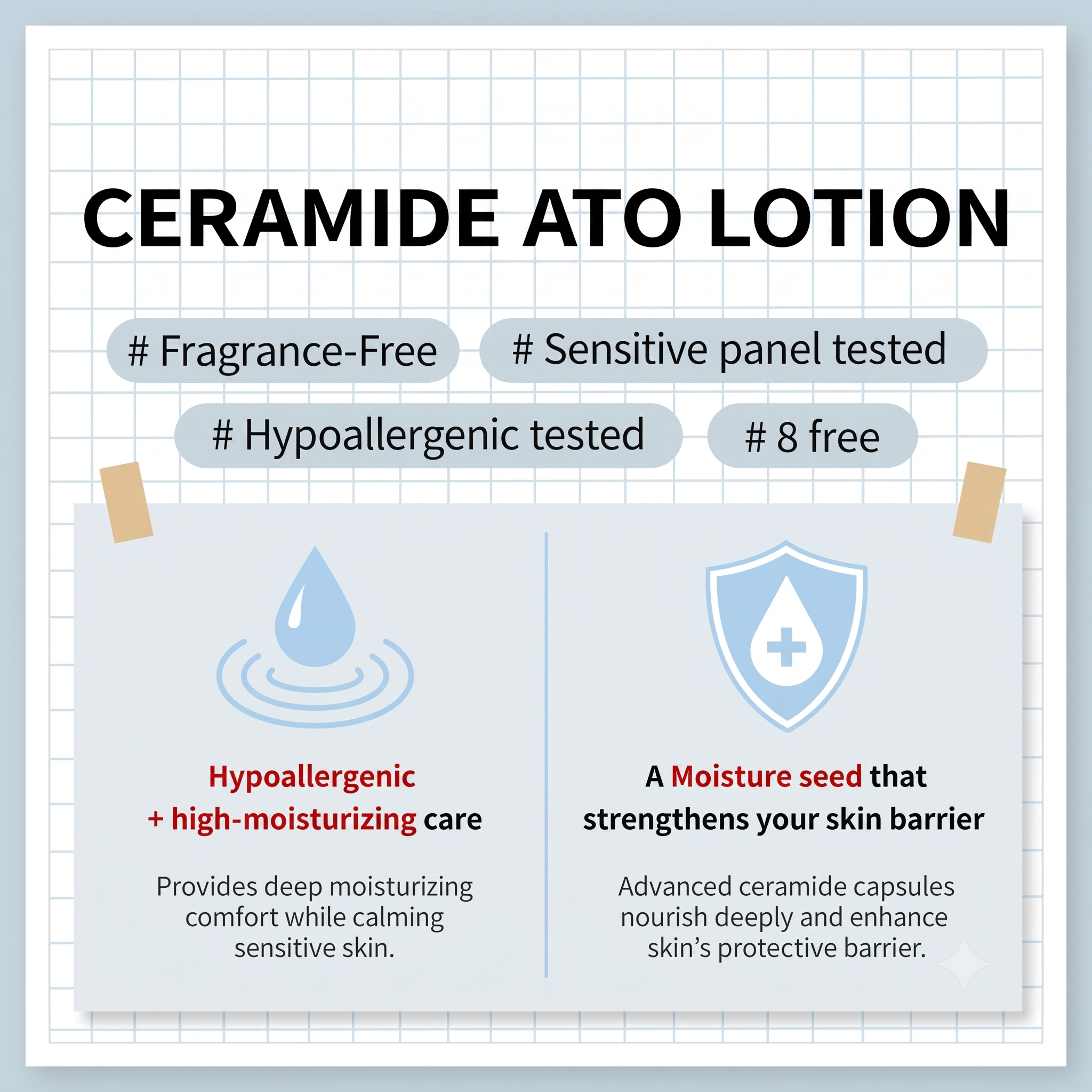Ceramide Ato Lotion for Dry Skin and Sensitive Skin