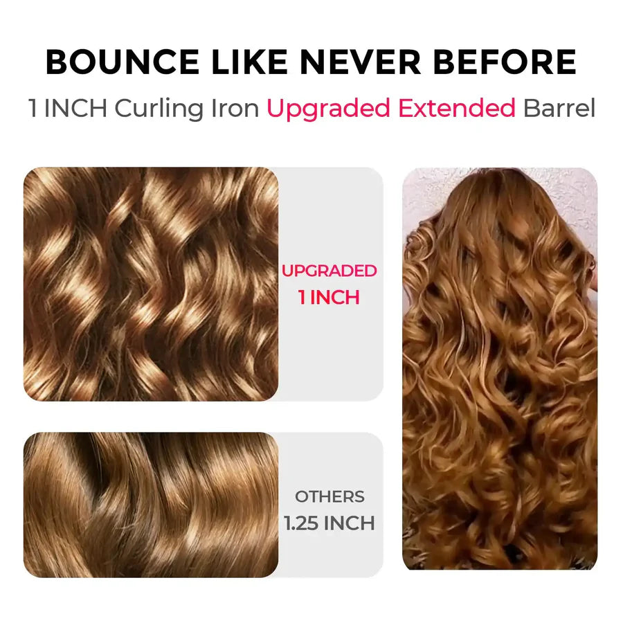 CurlPro Plus Pink for Automatic Curls, Waves & At-Home Styling