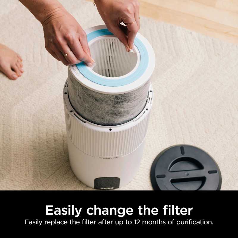 HEPA Air Purifier for Home 500 sq ft, Air Quality Display, Quiet, Dimmable