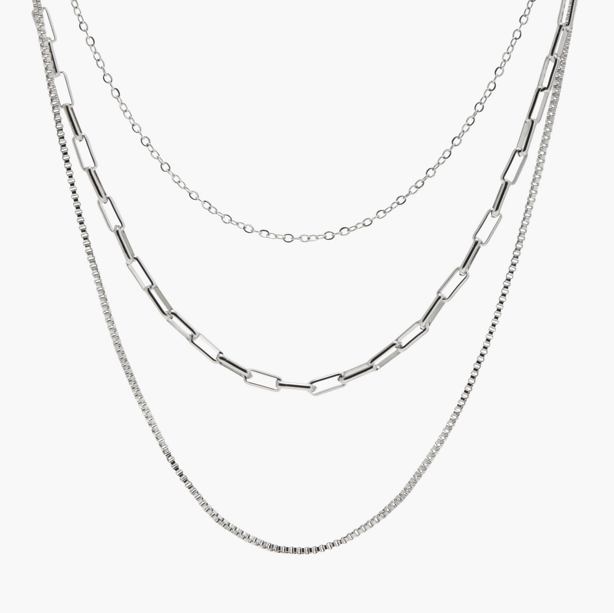 Dainty Layered Choker Chain Necklace