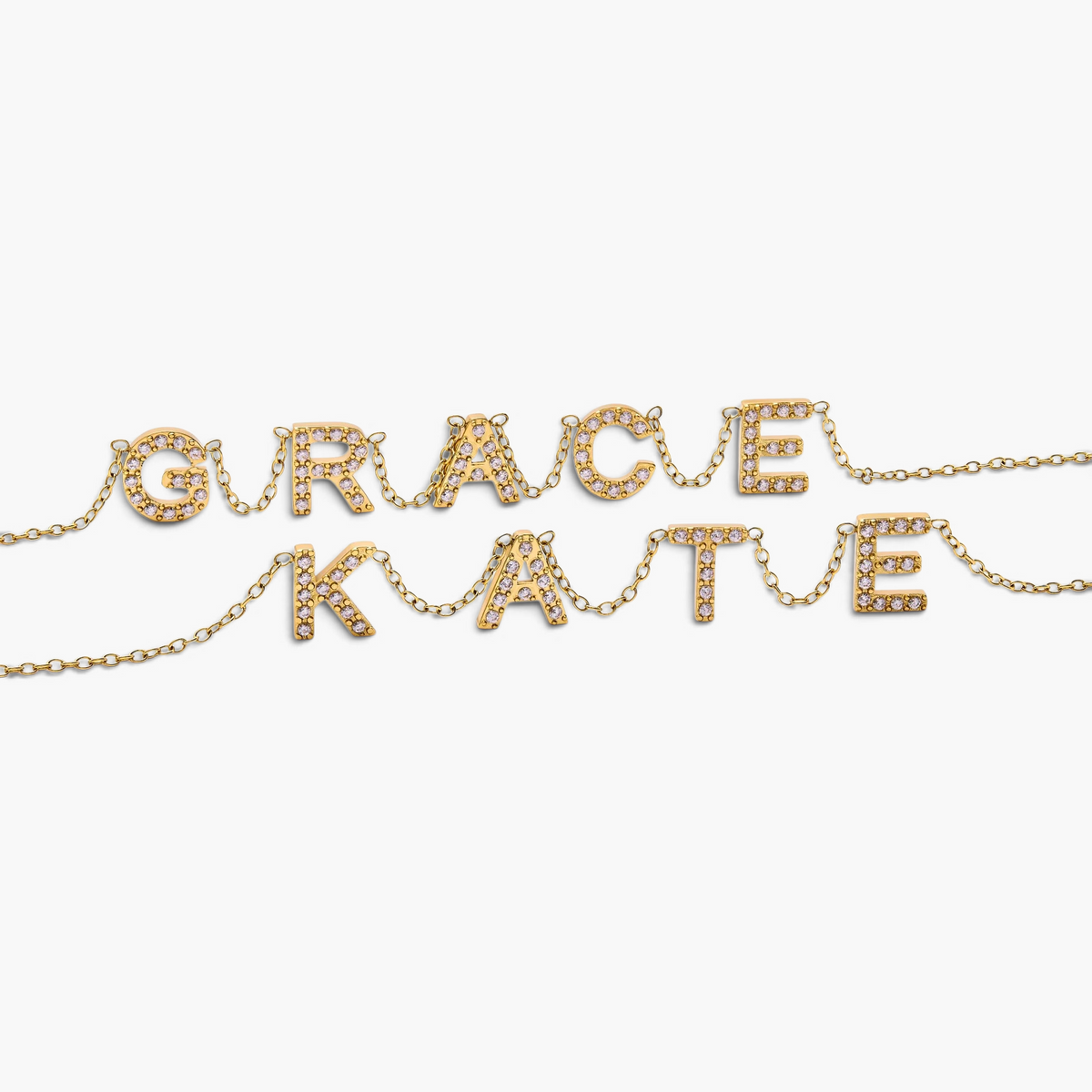 Pavé Personalized Name Necklace