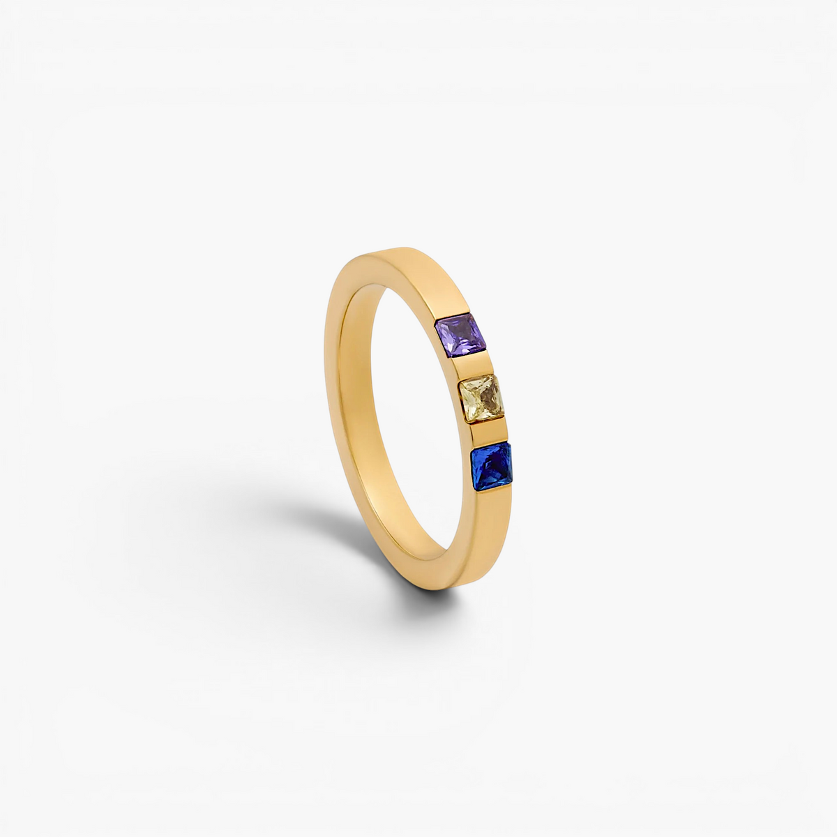 Birthstone Stacking Band Ring