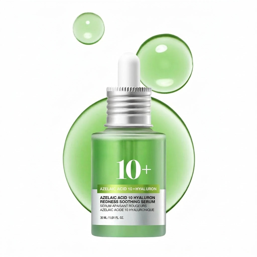Azelaic Acid 10% Serum with Hyaluronic Acid for Redness & Uneven Skin Tone