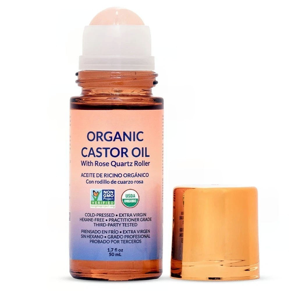 Organic Golden Castor Oil Roll-On for Hydration and Nourished Skin