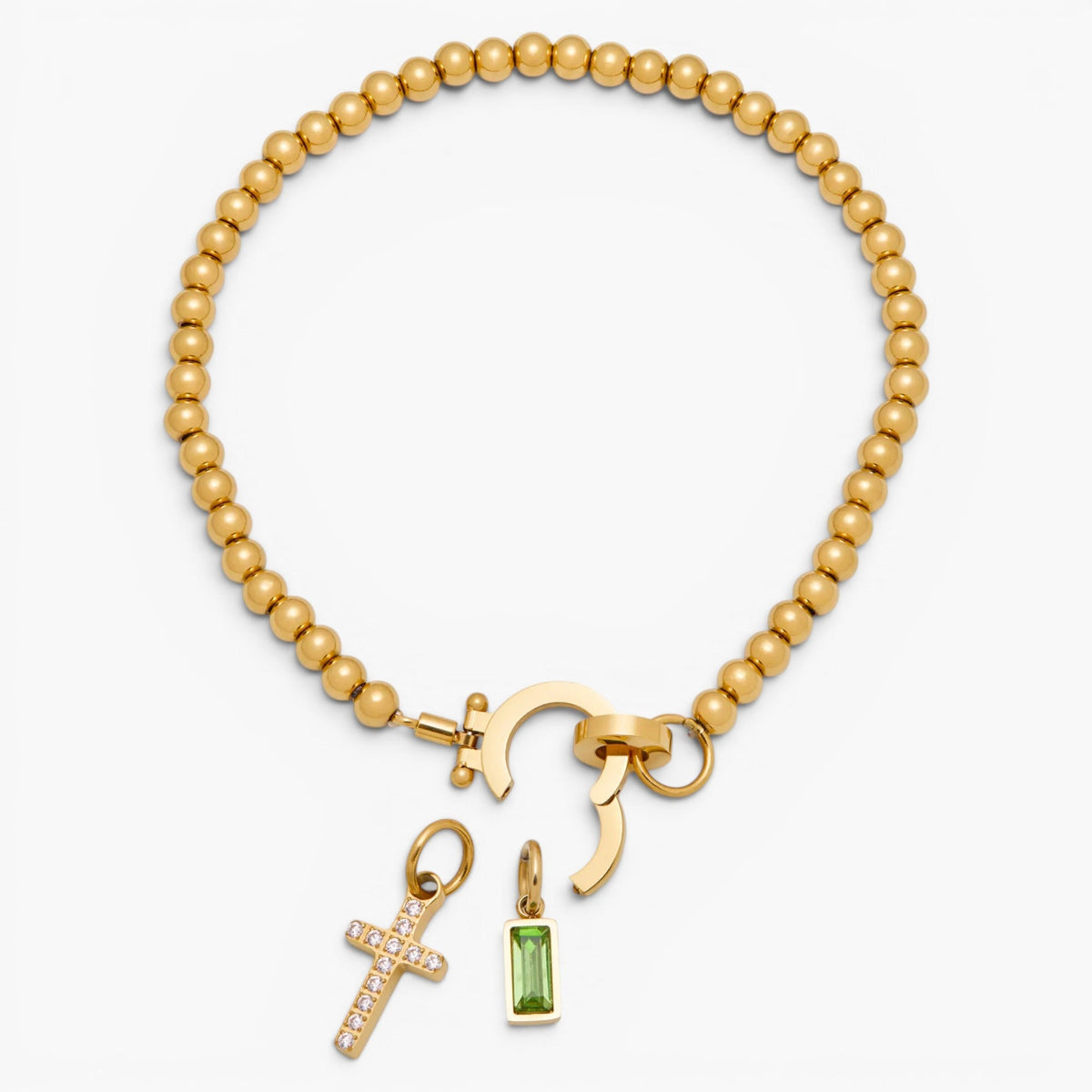 Bracelet à breloque et pierre de naissance Faith