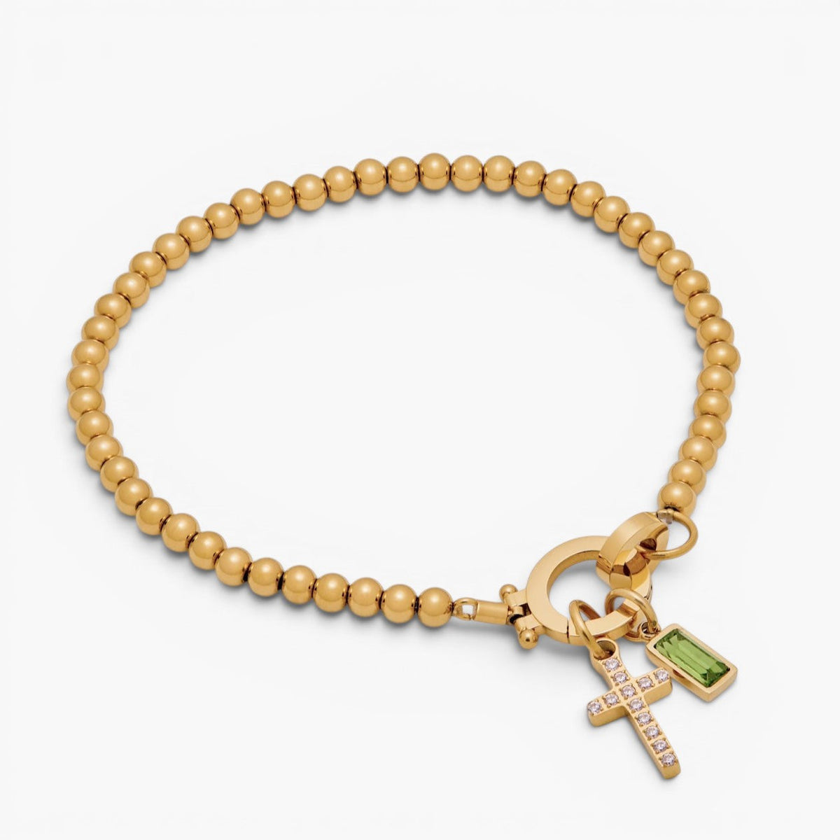 Bracelet à breloque et pierre de naissance Faith