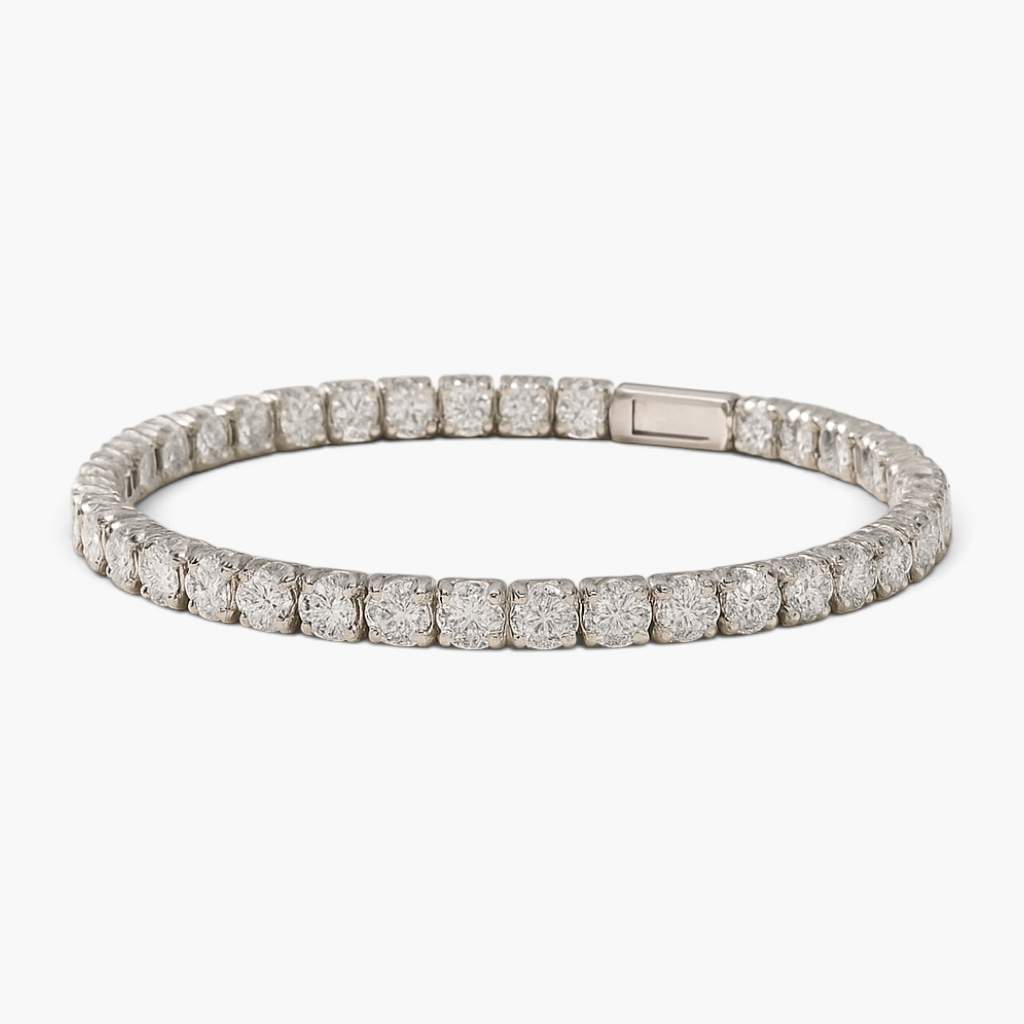 Bracelet tennis Elise en zircone cubique