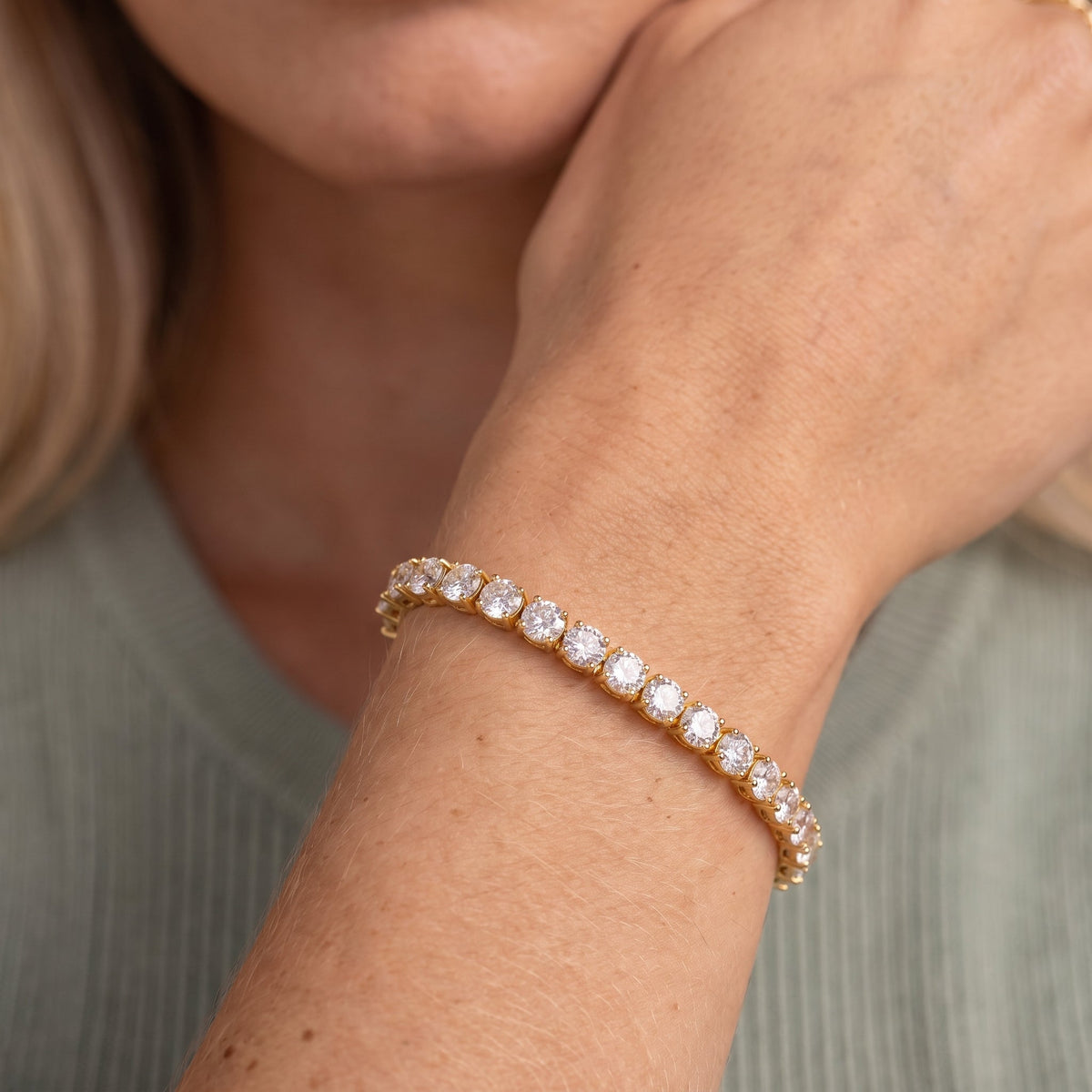 Bracelet tennis Elise en zircone cubique