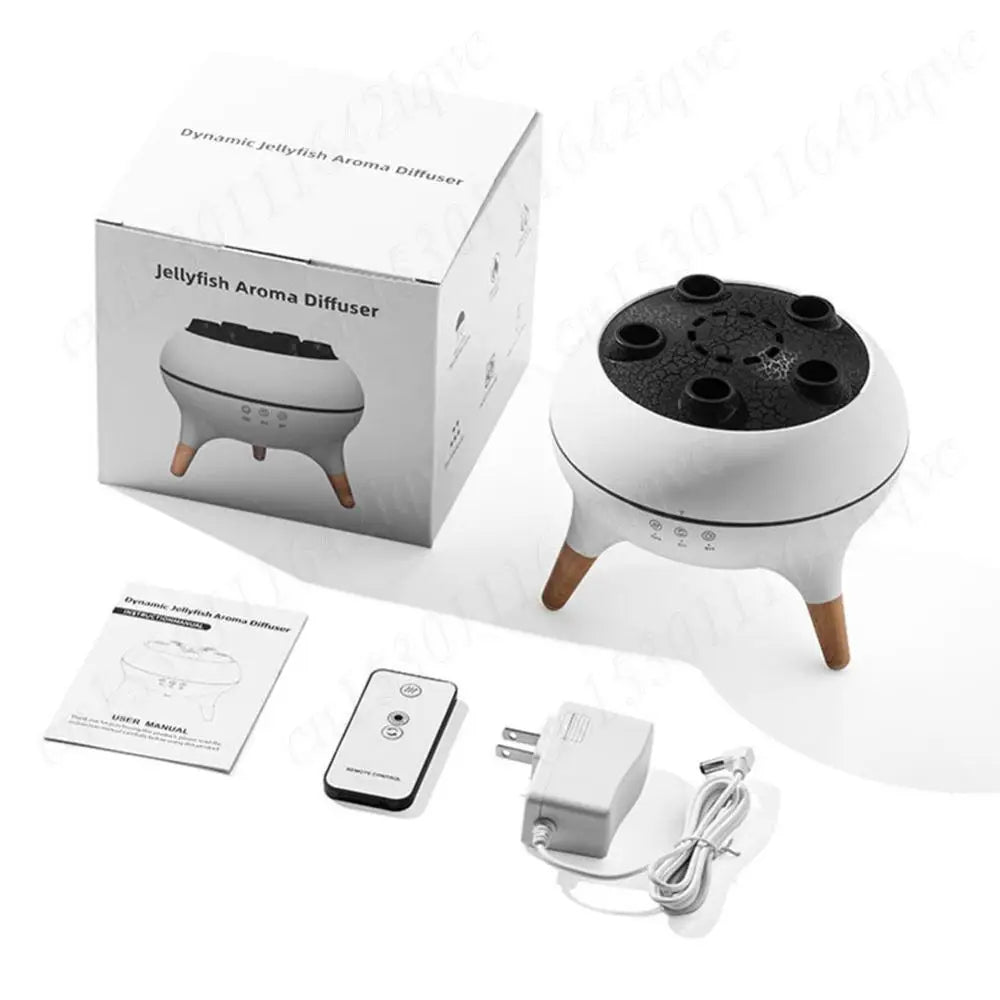 Jellyfish Essential Oil Diffuser & Humidifier, 250ml, Mist Ring, Remote