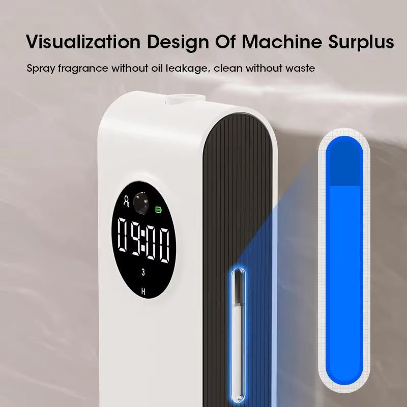 Automatic Air Freshener Dispenser, Motion Sensor, 5 Spray Levels, LED