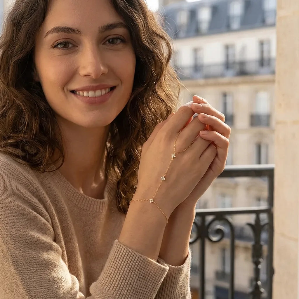 Bracelet chaîne délicat Clara