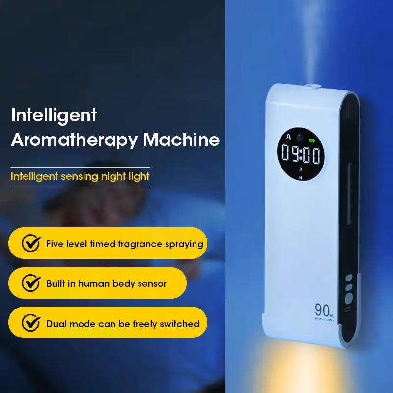 Automatic Air Freshener Dispenser, Motion Sensor, 5 Spray Levels, LED