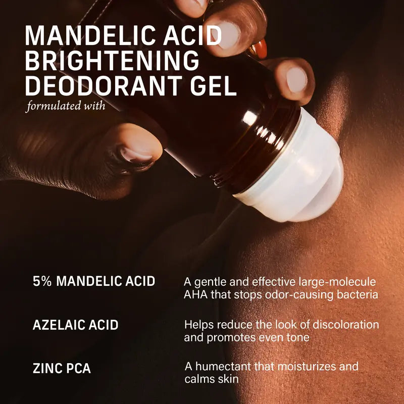 Vanilla Verve Mandelic Acid Deodorant Gel for Brightening, Even Tone & Freshness
