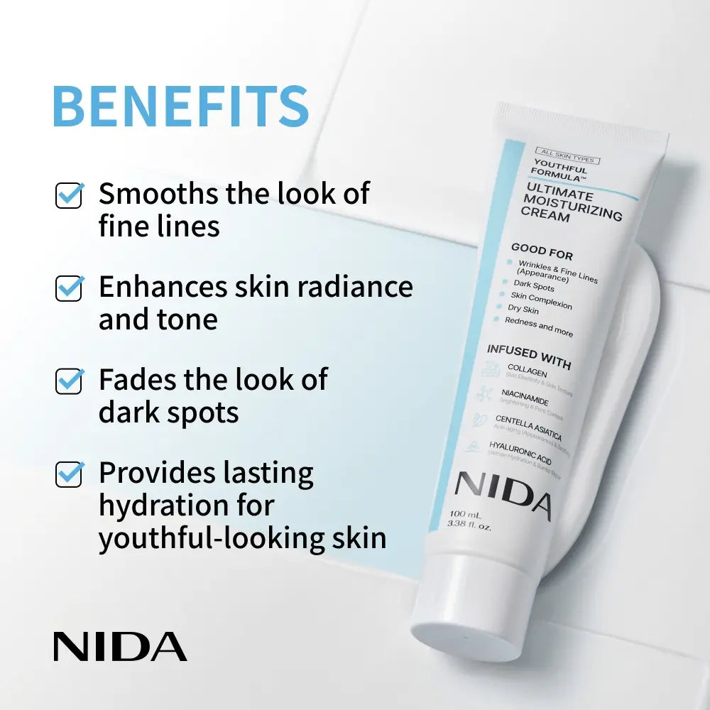 NIDA Youthful Glass Skin Bundle with Collagen and Hyaluronic Acid
