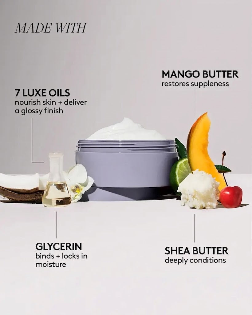 Butta Drop Whipped Oil Body Cream with Glycerin for Dry Skin and Elasticity