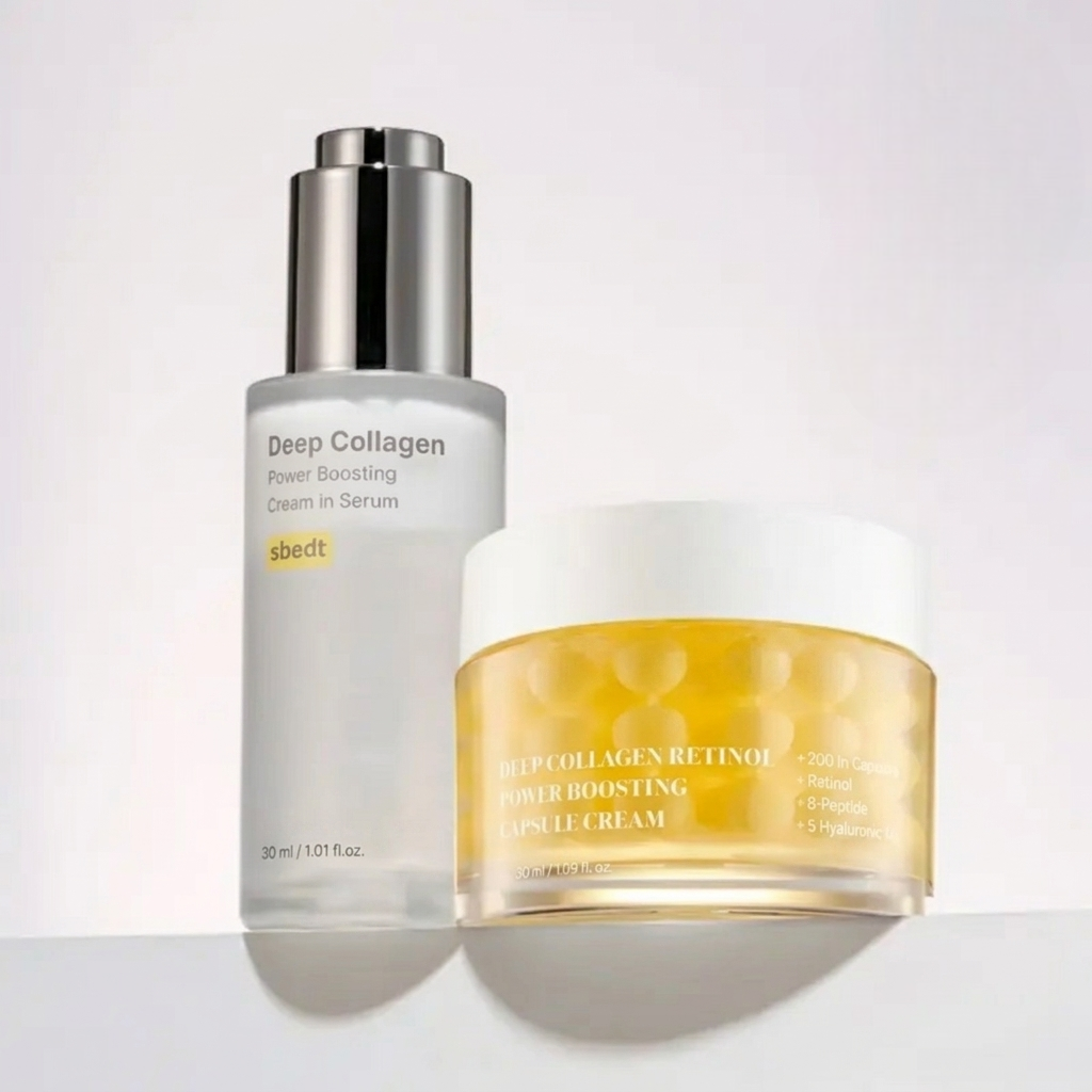 Collagen Volufiline Serum & Retinol Cream Duo for Firming & Fine Lines