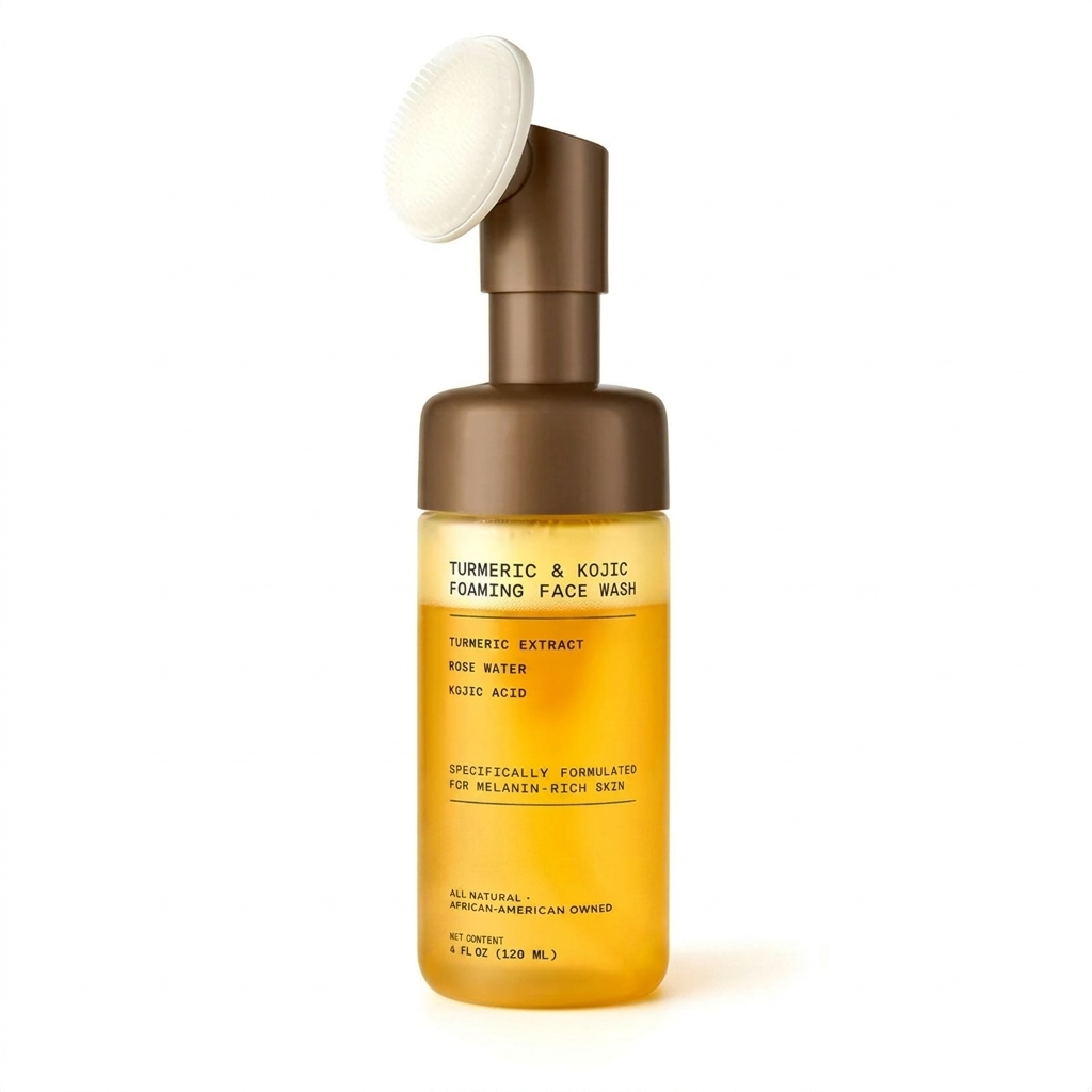 Turmeric Kojic Foaming Face Wash for Dark Spots & Brightening