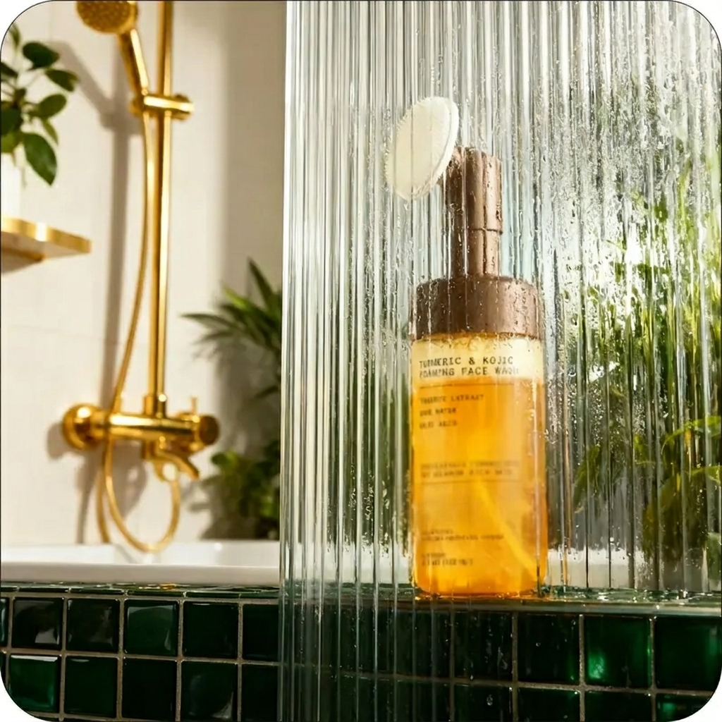 Turmeric Kojic Foaming Face Wash for Dark Spots & Brightening