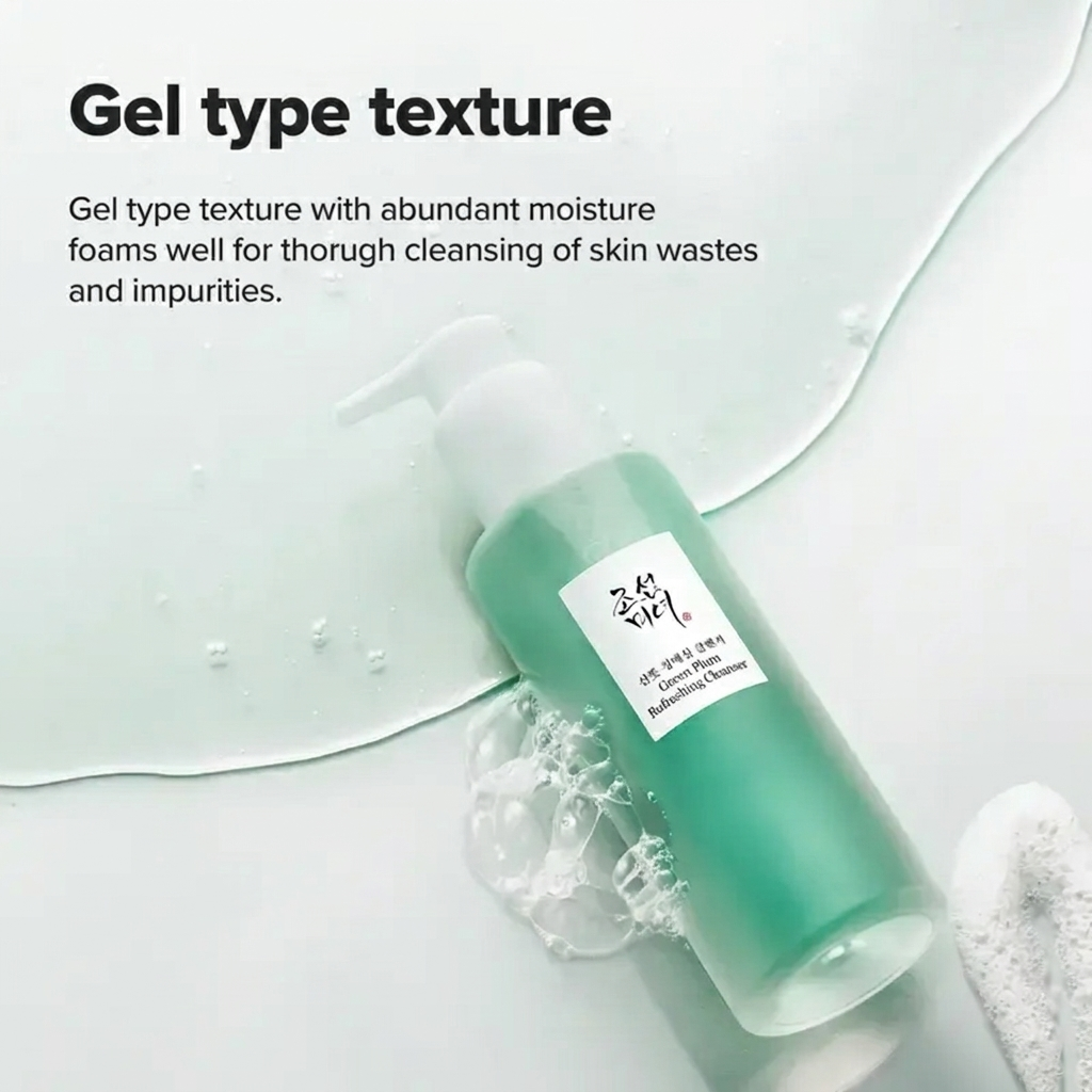 Green Plum Refreshing Cleanser for Deep Pore Cleansing & Hydration