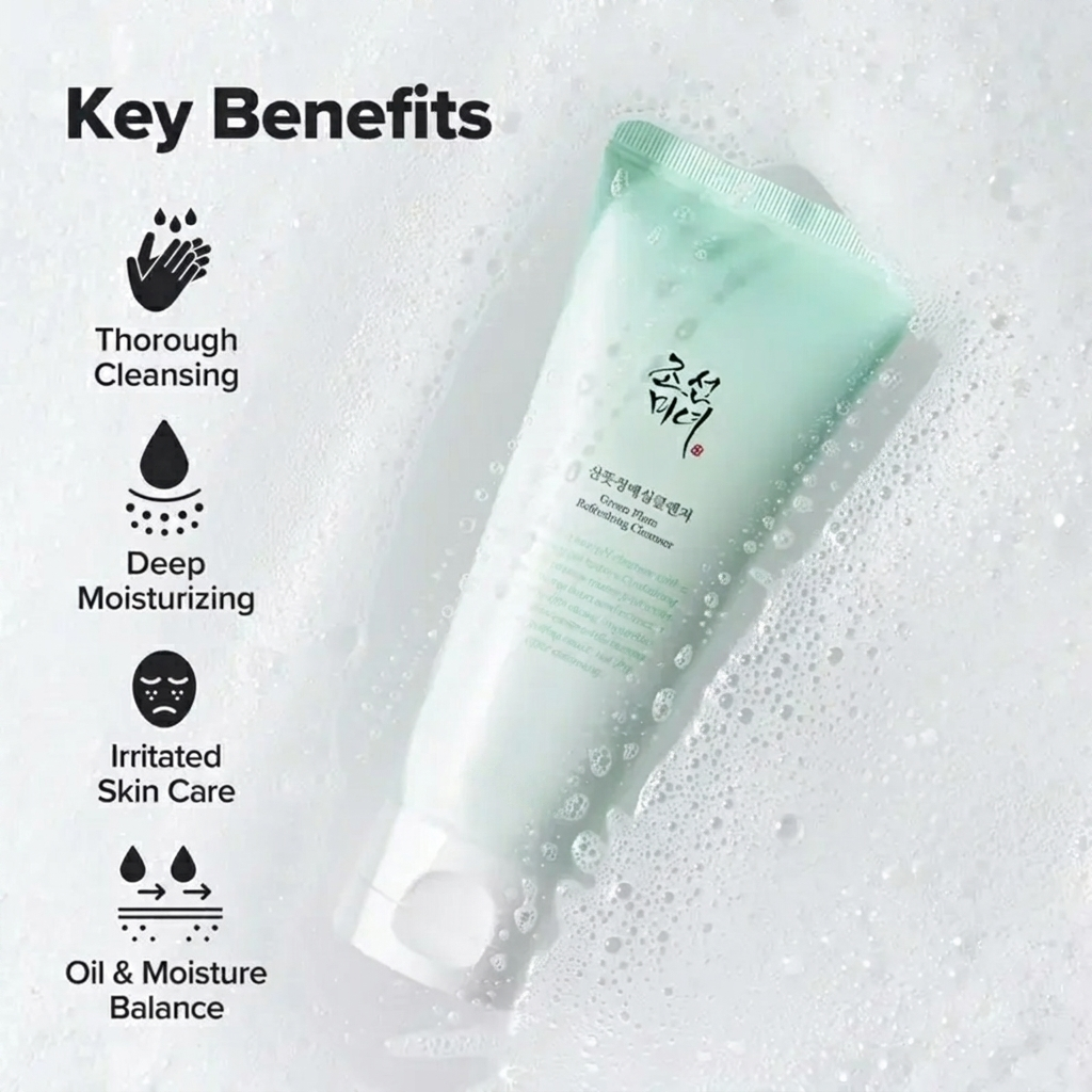 Green Plum Refreshing Cleanser for Deep Pore Cleansing & Hydration