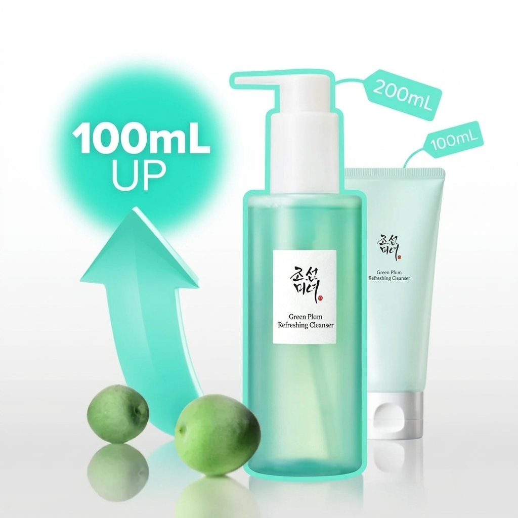 Green Plum Refreshing Cleanser for Deep Pore Cleansing & Hydration