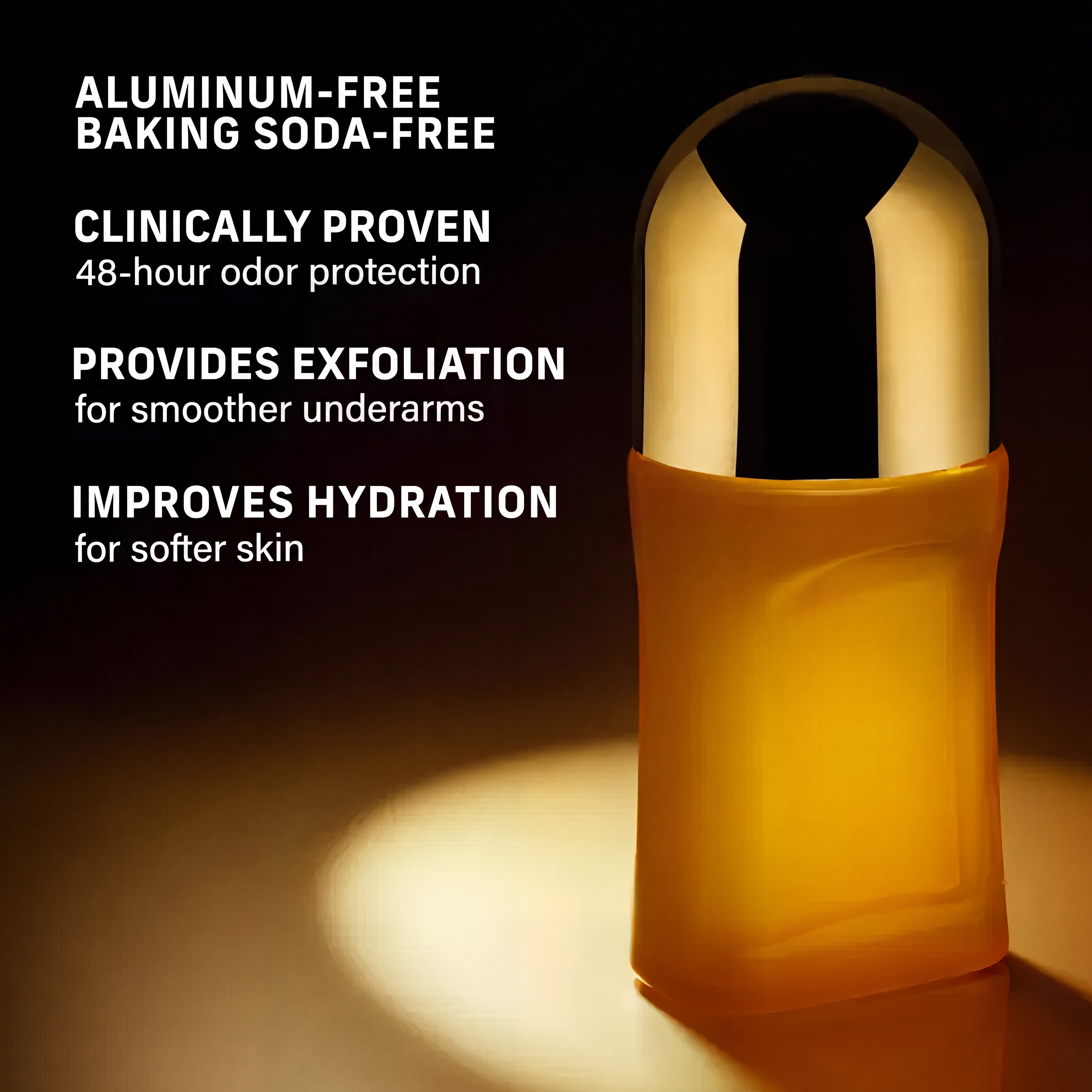 Vanilla Verve Mandelic Acid Deodorant Gel for Brightening, Even Tone & Freshness