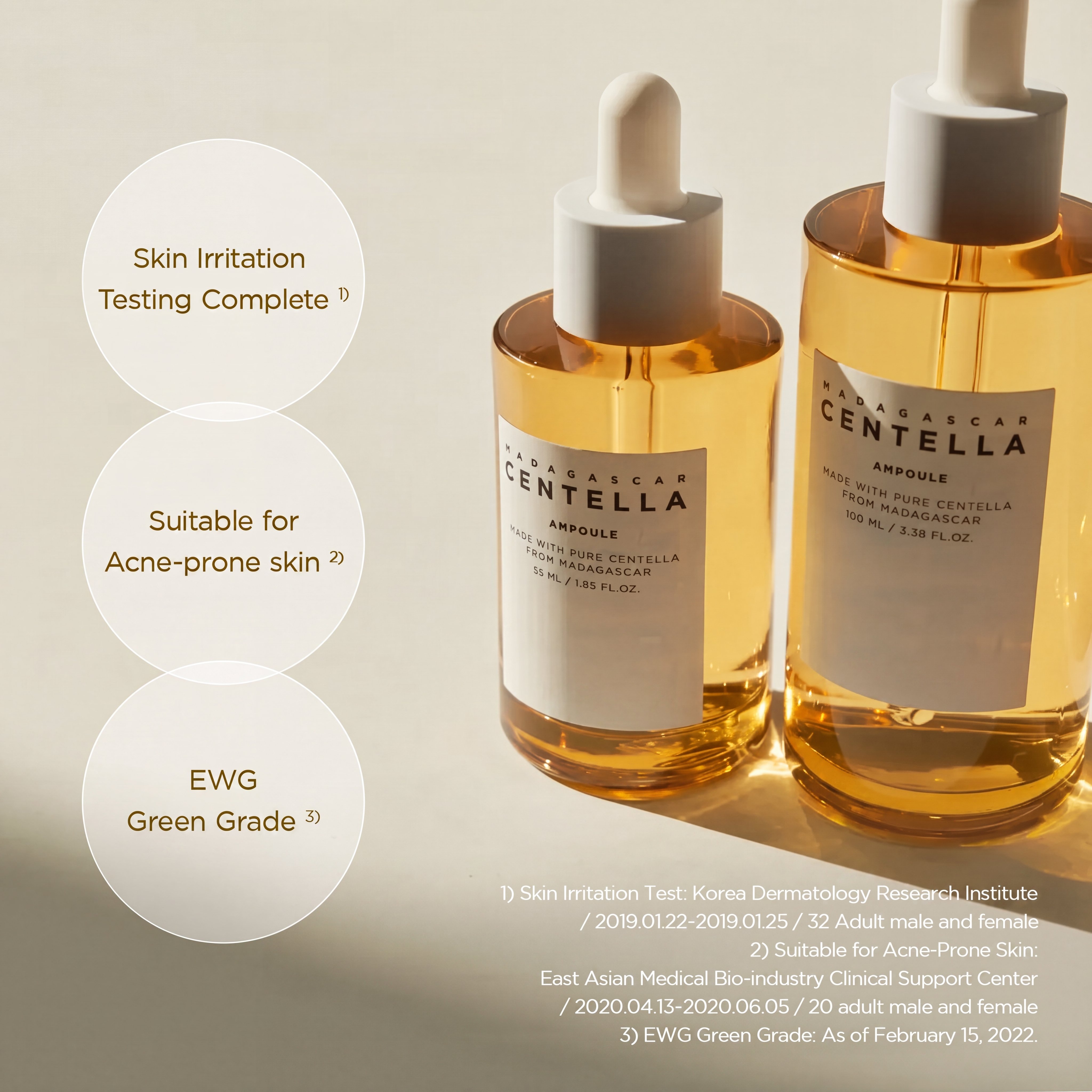 Centella Ampoule for Sensitive Skin, Soothing & Hydration